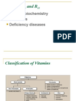 General Biochemistry Functions Deficiency Diseases: Vitamins B and B