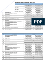 Kalender Akademik Gasal 2021-2022