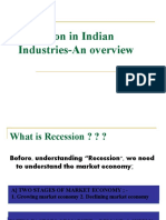Recession in Indian Industries-An Overview