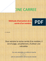 PDF Calcul de La Racine Carree A La Main