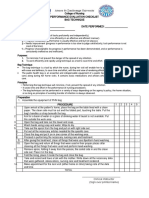 BAG TECHNIQUE Checklist