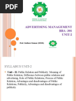 Advertising Management Unit-2