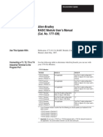 Allen-Bradley BASIC Module User's Manual (Cat. No. 1771-DB) : Use This Update With
