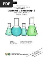 Q1 M8 SHS - General-Chemistry-1 - Limiting-Reagent