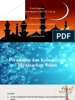 KEBUDAYAAN DAN PERADABAN ISLAM