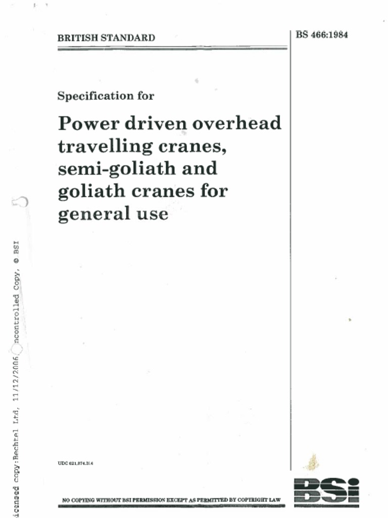 BS 466 | PDF