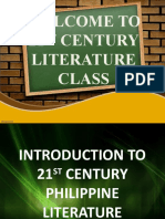 Introduction To 21st Century Lit.