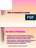 The Role of Promotion