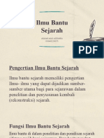 Ilmu Bantu Sejarah