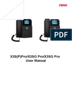 X3S Pro - X3SP Pro Entry Level IP Phone-X3S Pro - X3SP Pro User Manual