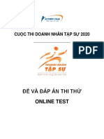 [Ac-dnts2020] Đề _ Đáp Án Thi Thử 03