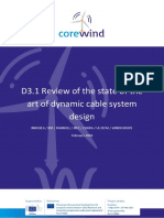 COREWIND D3.1 Review of The State of The Art of Dynamic Cable System Design