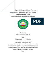 Referat - Uji Diagnostik Patch Dan ROAT Pada DKA - Salsabilla Sahara - 22004101052
