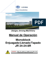 Monoblock JR24-24-8R - Manual Operacion