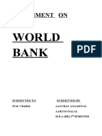 World Bank Assignment