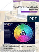 Digital Tools - Social Media Essentials: Unit 2. Lesson 1