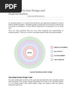 Operating System Design and Implementation