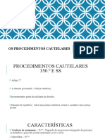 Procedimentos Cautelares