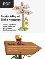 Decision Making and Conflict Management Presentation