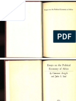 Giovanni Arrighi, John S. Saul-Essays On The Political Economy of Africa-Monthly Review Press