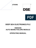 Operation Manual Dse 5220