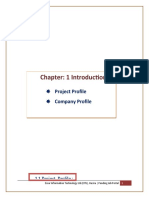 Chapter: 1 Introduction: Project Profile Company Profile