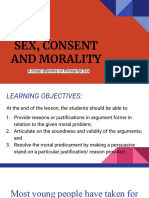 Sex, Consent and Morality