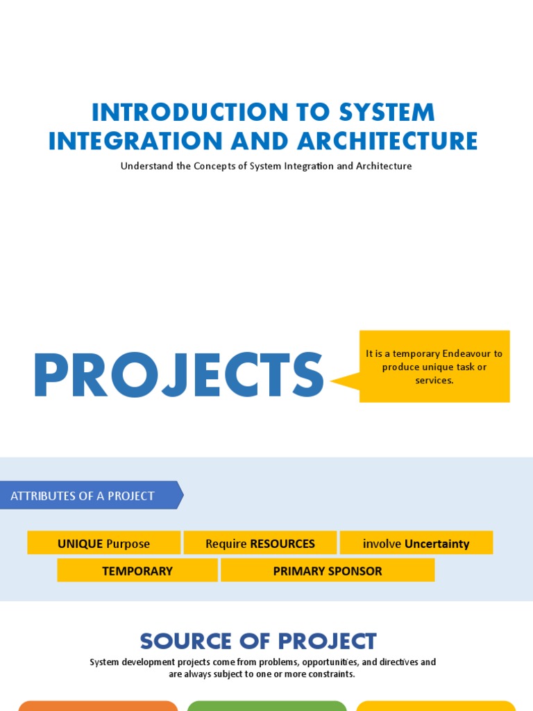 Lesson 1 - Introduction To System Integration | PDF | System | Systems ...