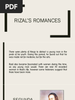 Jose Rizal's Love Affairs