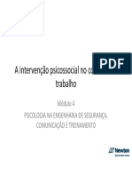 Intervenção psicossocial no trabalho