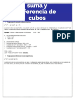 Suma y Diferencia de Cubos