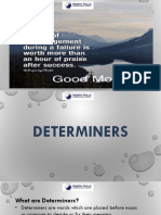 DETERMNERS