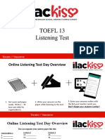 TOEFL 13 Listening Test