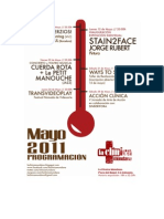 PROGRAMA CLÍNICO - MAYO 2011