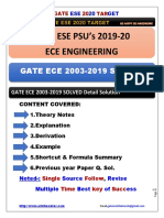 Gate Ece 2003-2019 Solved