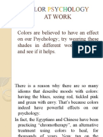 Color Psychology at Work