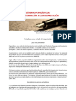 Periodismo y Géneros Extracto PDF