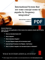 International System (Integration)