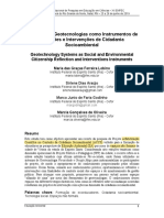 Sistemas de Geotecnologias Como Instrumentos de Reflexões e Intervenções de CIdadania Socioambiental