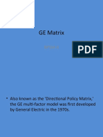 GE Matrix