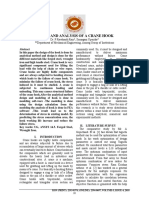 Design and Analysis of A Crane Hook: ISSN (PRINT) : 2393-8374, (ONLINE) : 2394-0697, VOLUME-5, ISSUE-4, 2018