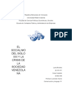 trabajo del socialismo del siglo xxi