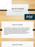 Special journals optimize recording transactions