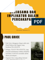 Implikatur Dan Kerjasama