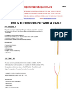 RTD & Thermocouple Wire & Cable: Internet: Email