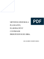 Metodologia Planeacion y Control de Presupuestos