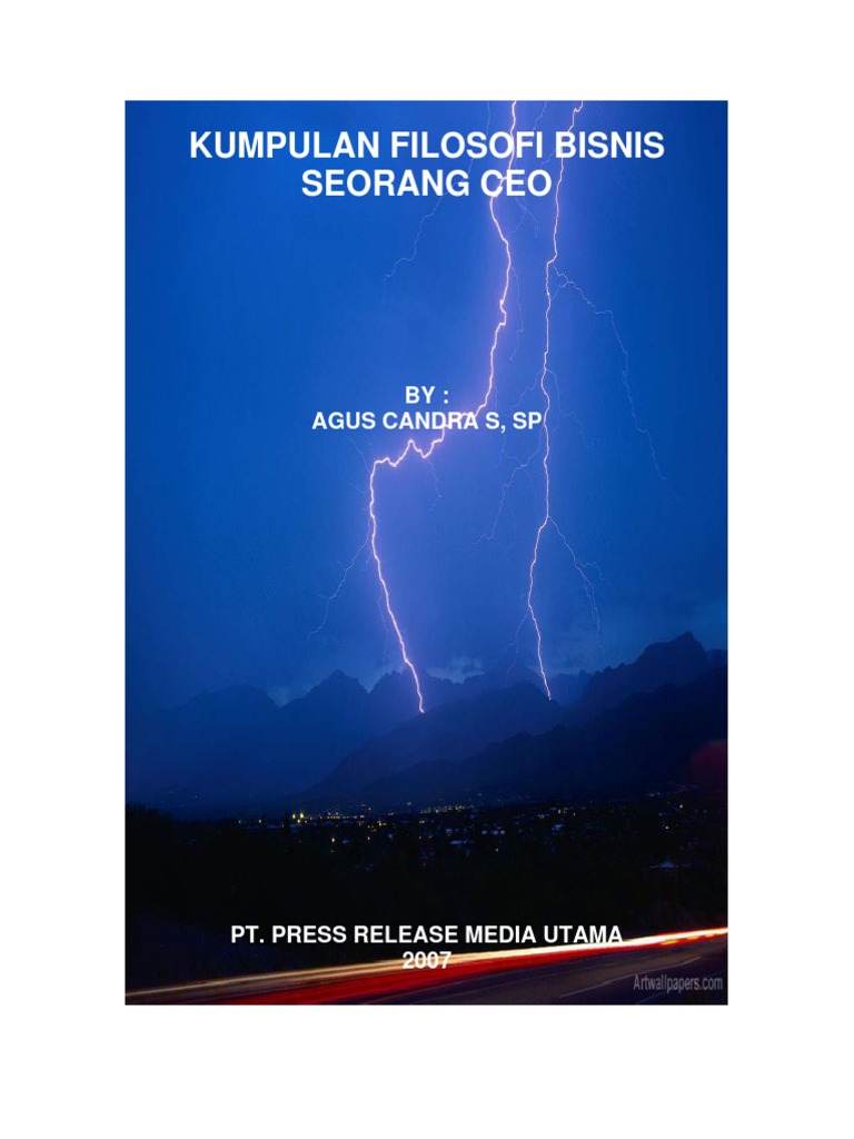 Kumpulan Filosofi Bisnis Seorang Ceo