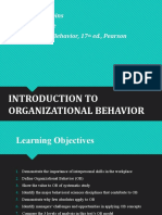 01 - Introduction To Organizational Behavior