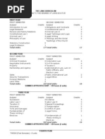 Ateneo Law Curriculum