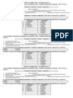 Control Acumulativo - Vocabulario #6 2019